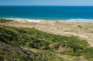 View over the Dunes d'Hattainville, Normandy Fance