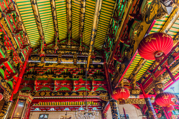 Chinese Kheng Hock Keong Temple Yangon (Rangoon) in Myanmar (Burma)