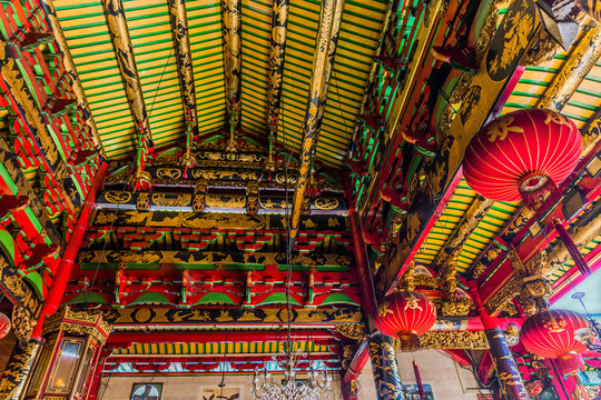 Chinese Kheng Hock Keong Temple Yangon (Rangoon) in Myanmar (Burma)
