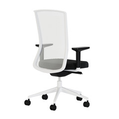 Office chair isolated on white background. 3D rendering.
