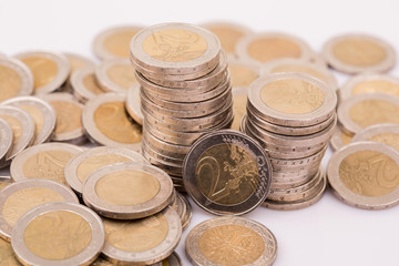 euro coins