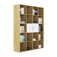 Shelving isolated on white background. 3D rendering.
