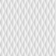 Vector gray background of vertical waves. Seamless pattern.