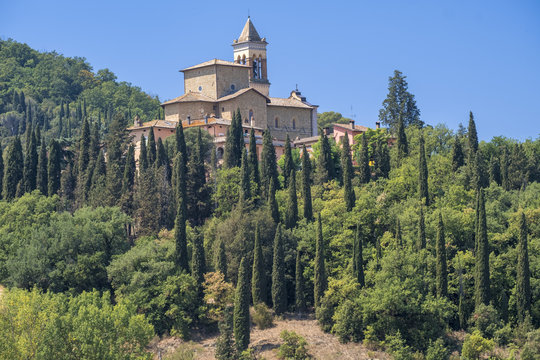 Summer landscape near Perugia