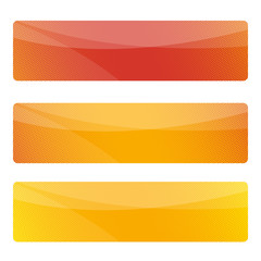 Halftone web banners with dots texture. 