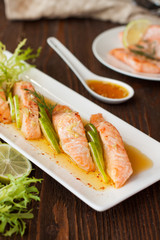 Maple Garlic Salmon