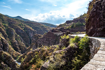 Frankreich - Provence-Alpes - Daluis Schlucht