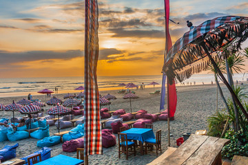 Beach bar on the Bali