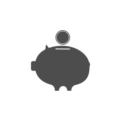 money box icon.Element of popular banking icon. Premium quality graphic design. Signs, symbols collection icon for websites, web design,