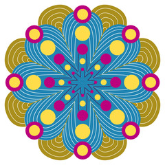 Decorative vintage mandala