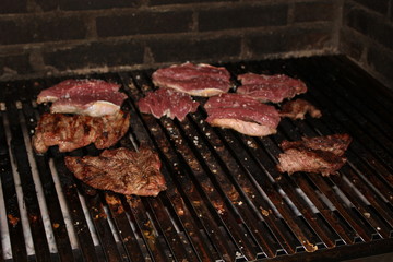 Churrasco na brasa