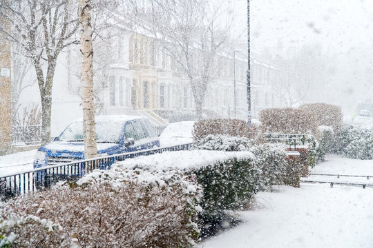 Snowstorm At Stoke Newington