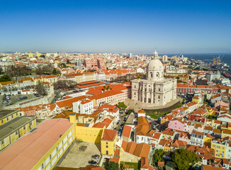 Fototapeta premium The Church of Santa Engracia converted into the National Pantheon, Lisbon, Portugal