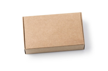 Blank paper box package