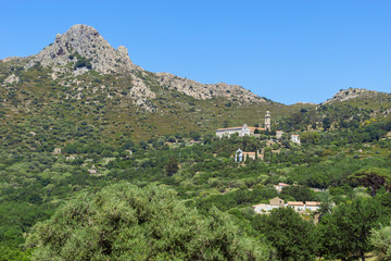 Fototapeta na wymiar Dominikanerkloster von Corbara auf der Insel Korsika