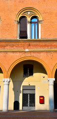 municipal palace, Este ducal residence until the 16th century - Ferrara Italy