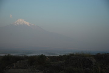 Góra Ararat - widok z Armeni