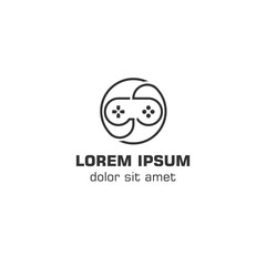 Game point, gamezone. Vector logo template