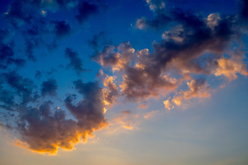 Sunset clouds
