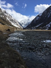 Alps during the winter 