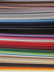 colorful paper samples, variation