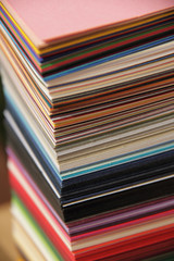 colorful paper samples, variation