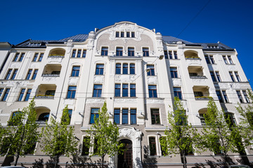 Fototapeta na wymiar Riga Art Nouveau