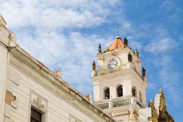Sucre cathedral view, Bolivia