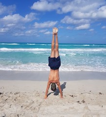 Handstand & Beach