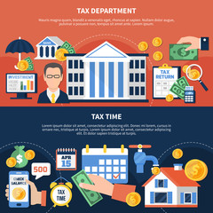 Tax Time Horizontal Banners