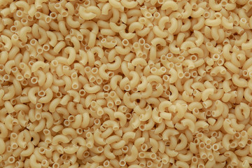 Pasta horns close-up