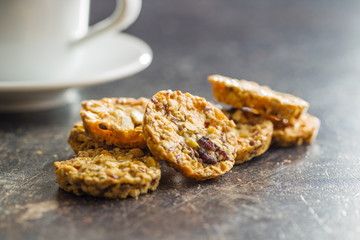 Oatmeal cookies, granola cookies.