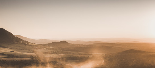 Sonnenuntergang Schwäbische Alb