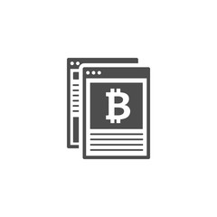 Crypto News Icon.