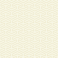 Geometric pattern with golden dotted elements. Geometric modern ornament Seamless abstract background