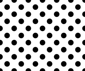 seamless black  white dot pattern