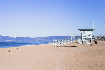 Landscape Beach Lifeguard House