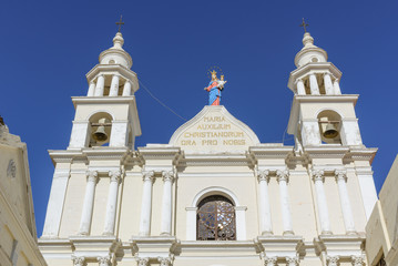 Fototapeta na wymiar Church of San Agustin, Sucre, Bolivia