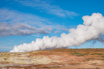 Geothermal Steam Vent At Gunnuhver