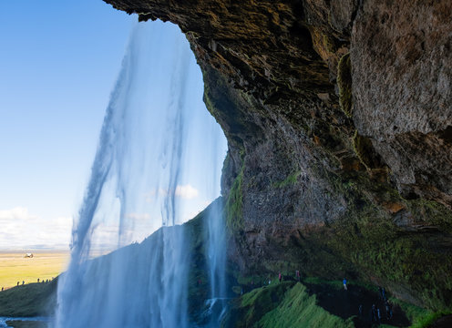 Behind Seljalandsfoss 