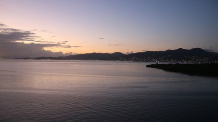 Fototapeta na wymiar Port d'Espagne (Port of Spain), capitale de Trinité et Tobago