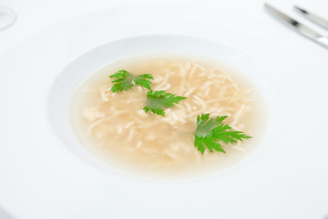 Soup with pasta