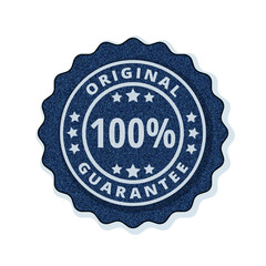100% Original Guarantee label illustration