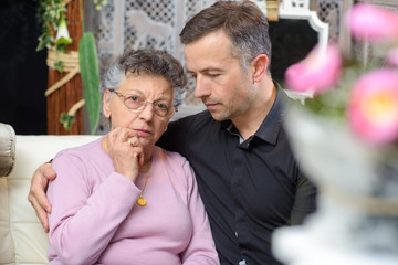 comforting a love one