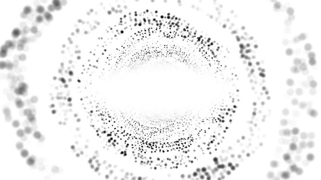 circles of particles