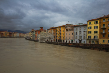 Flood in Pisa in 2014