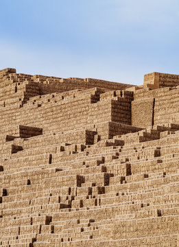 Huaca Pucllana Pyramid, Miraflores District, Lima, Peru