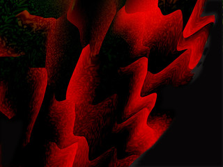 Abstract advertising gradient black red  leaves, background pattern