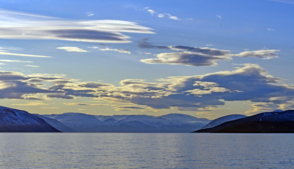 Evening Clouds in the High Arctic