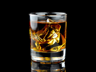 Whiskey with ice.